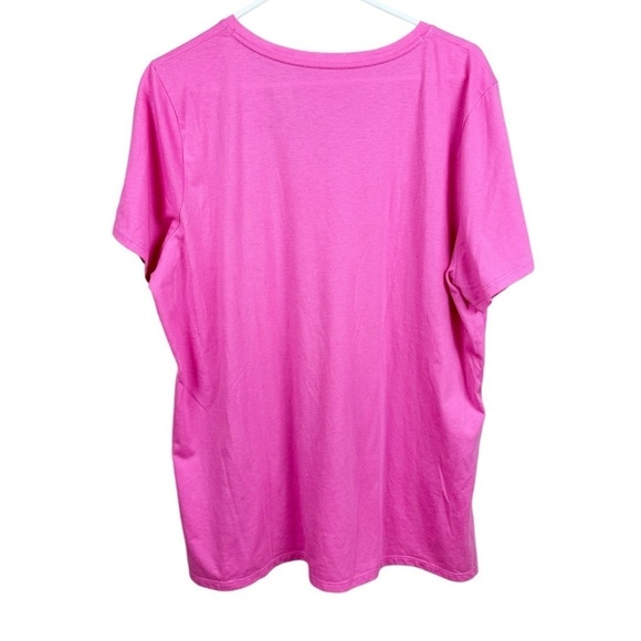 Lane Bryant Classic On Wednesdays We Wear Pink Graphic Tee - Picture 3 of 11